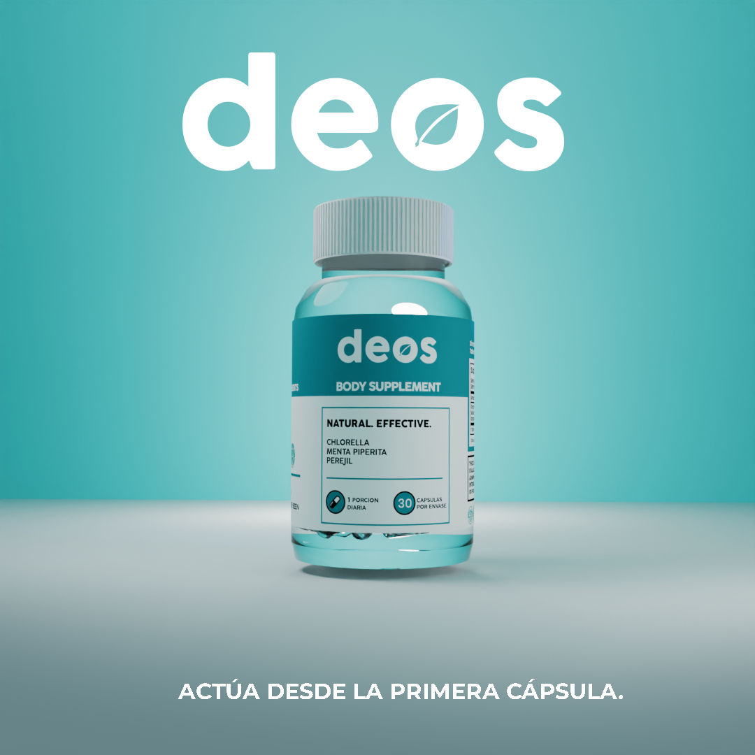 DEOS Desodorante Interno 30 Cápsulas