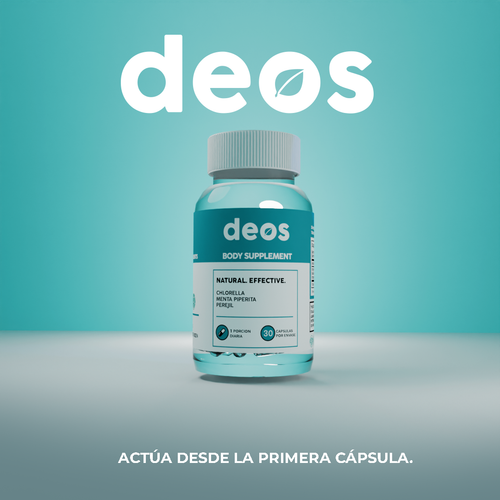 DEOS Desodorante Interno 30 Cápsulas